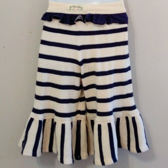 Persnickety 12-18m Penny Lane Bell Pants in Navy - Picture 2 of 2